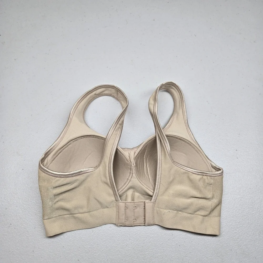 Bali Women‎ Bra XS Beige CC99 Bralette Wireless Wide Strap